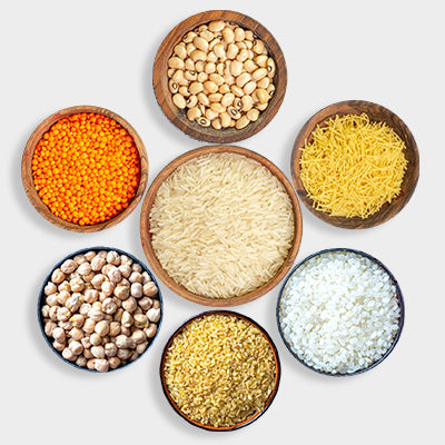 Rice, Lentils & Pulses